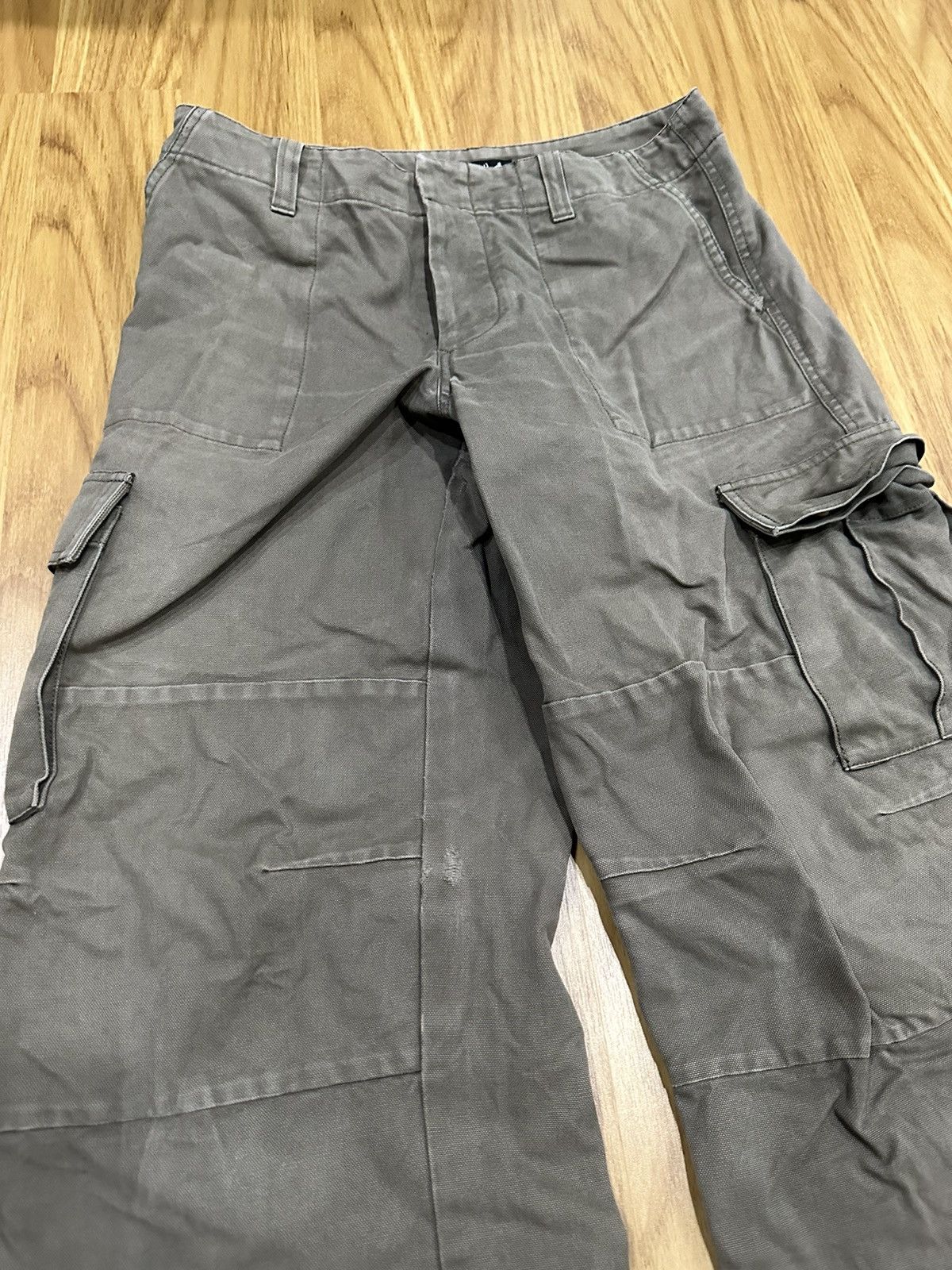 Margaret Howell England Cargo Multipocket Heavy Cotton Pants - 6