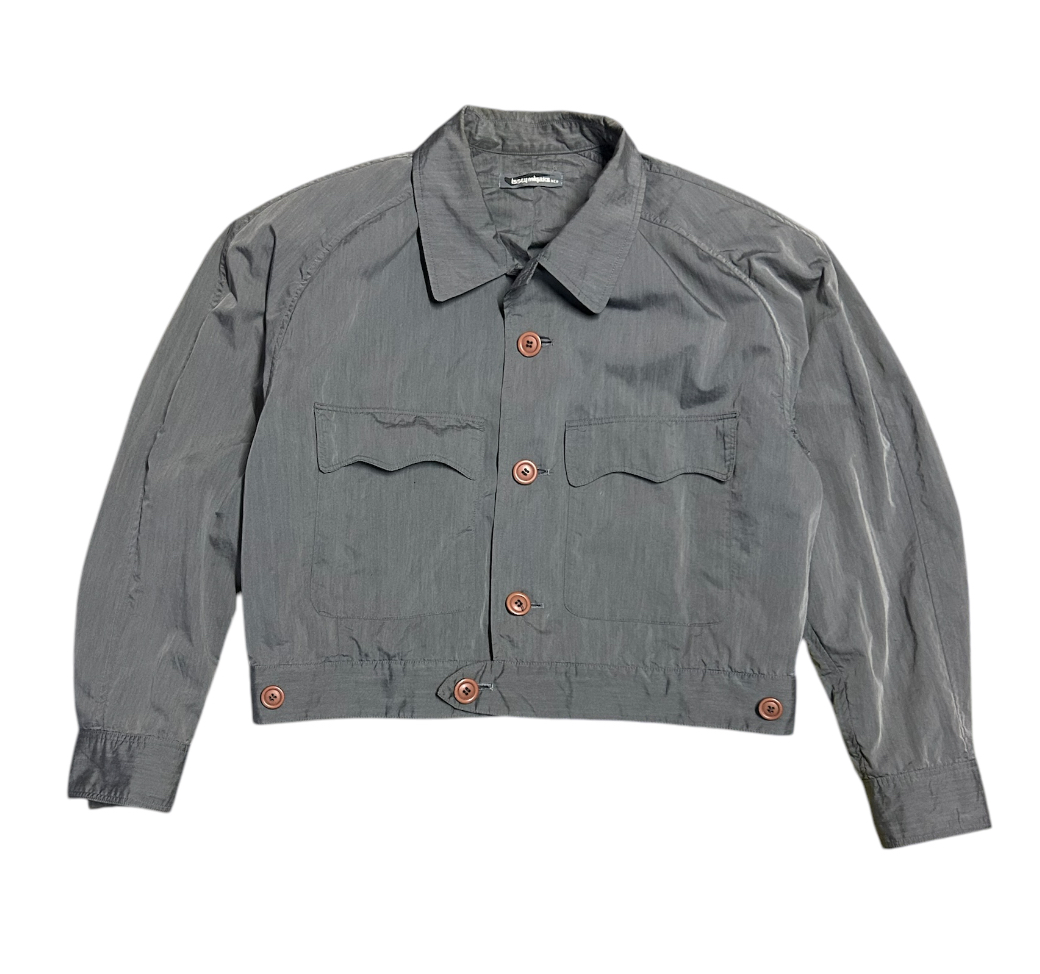 80s Issey Miyake long jacket detachable to bomber jacket - 10
