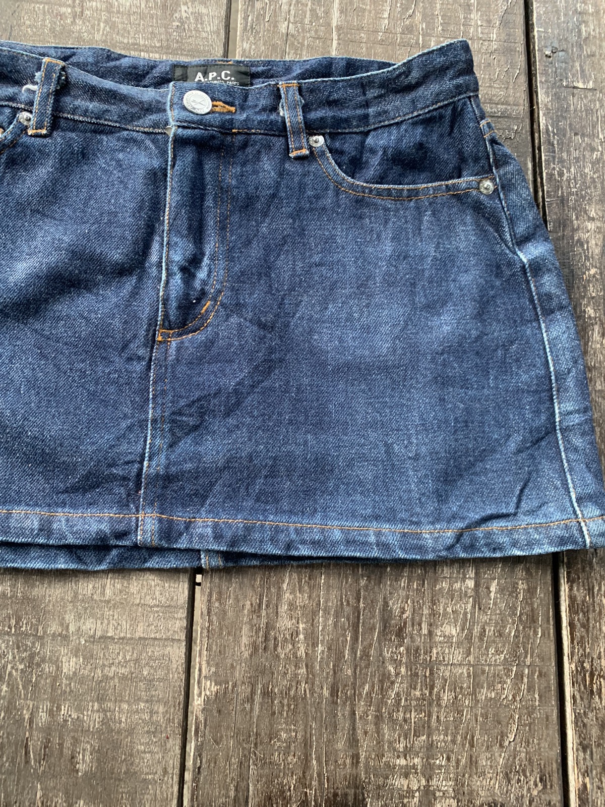 A.P.C mini skirt jeans - 4