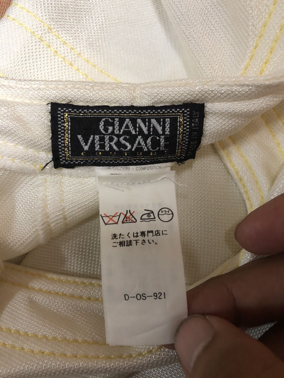 Vintage - Gianni Versace Long Stretch Made Italy - 8
