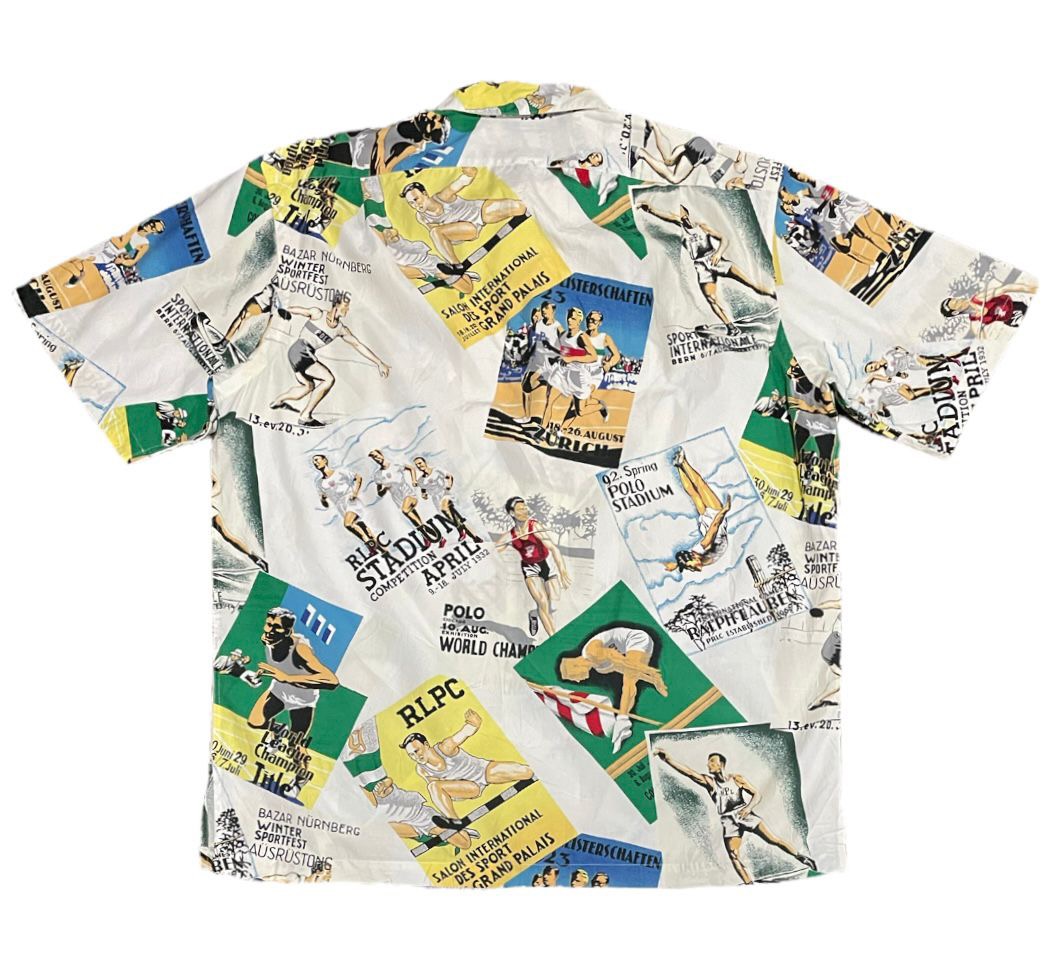 Polo Ralph Lauren - Very Rare? 1992 Polo Stadium Ralph Lauren AOP Shirts