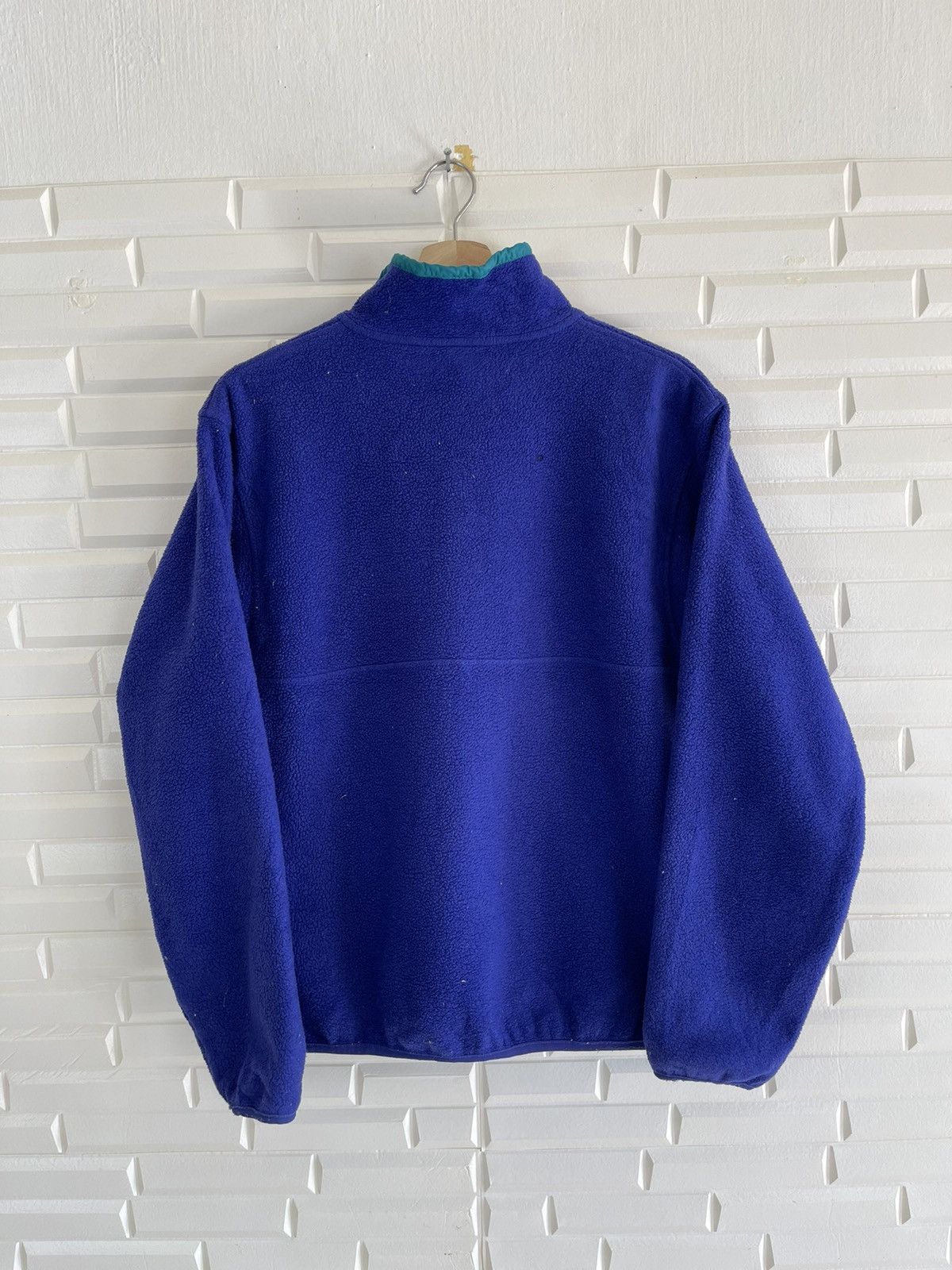 Vintage - ❌DELETE TODAY🔥Streetwear Patagonia Fleece Blue Made in USA - 4