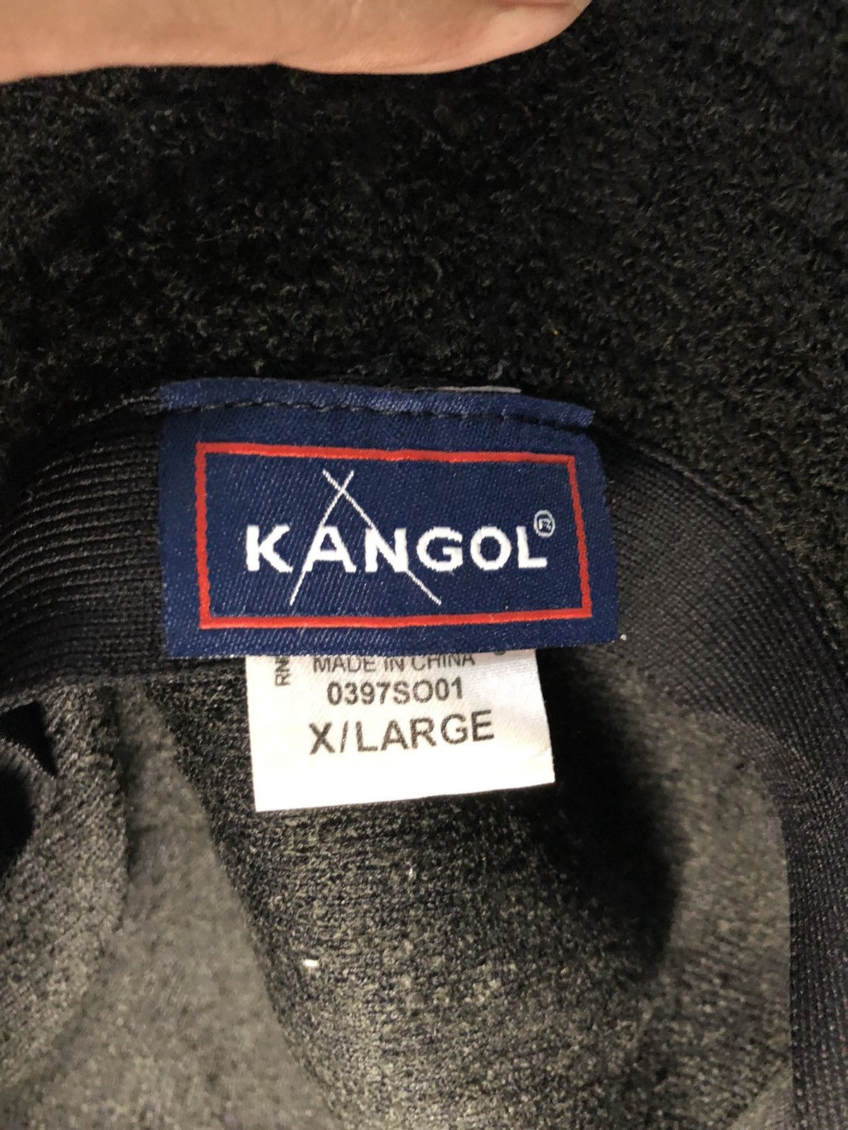 Kangol Black Bucket Hat Cap - 5