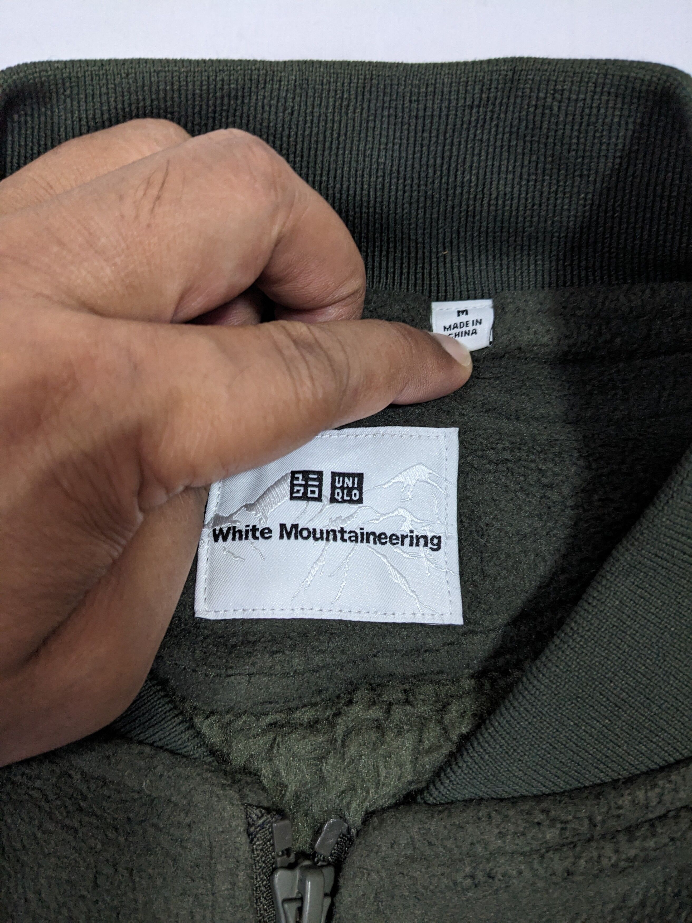 White Mountaineering x Uniqlo fleece zip up - 6