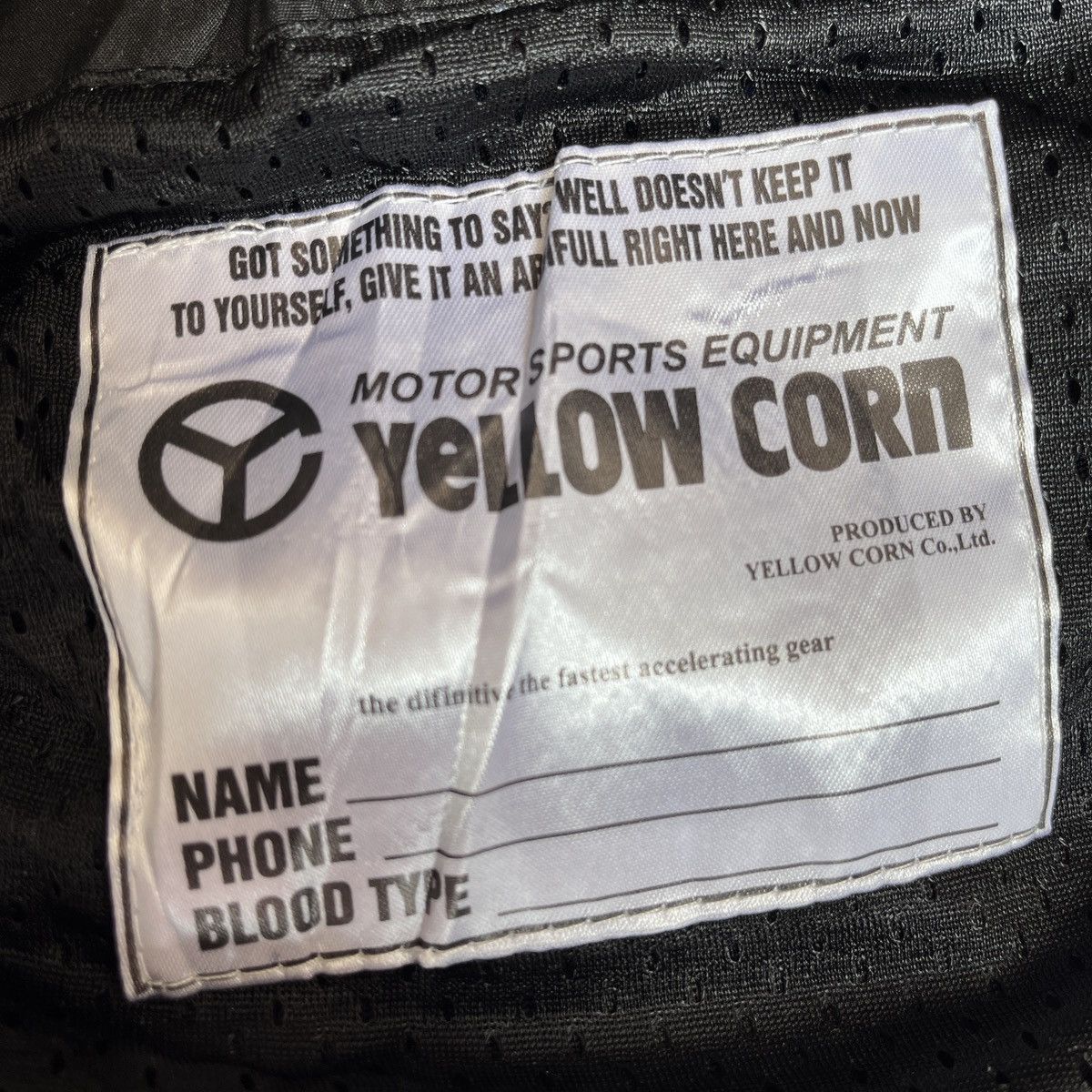 Vintage Yellow Corn Mesh Racing Jacket Short Sleeves - 6