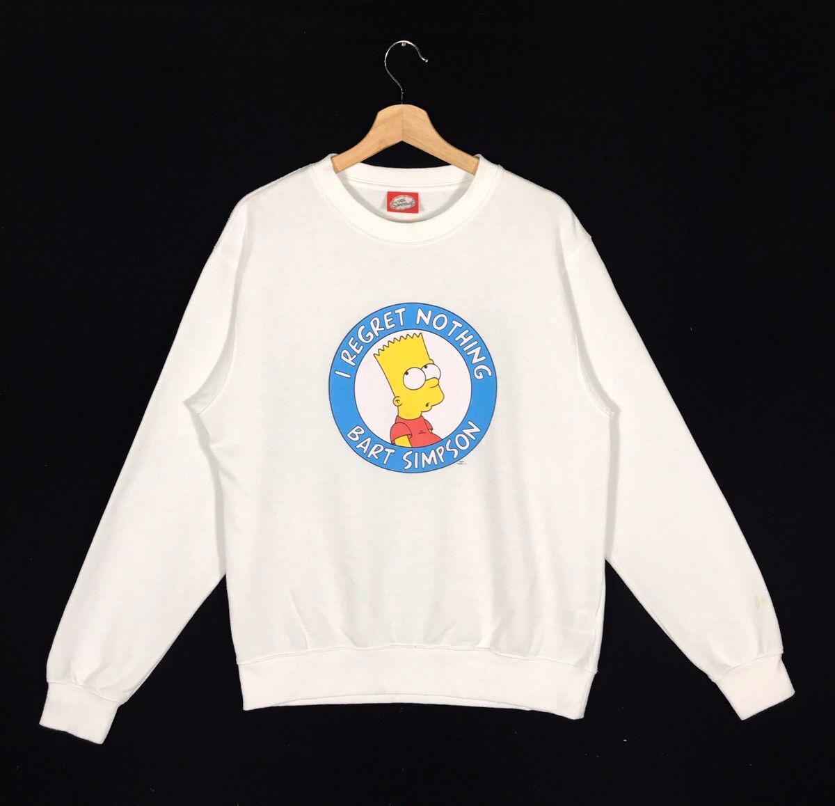 vintage I Regret Nothing Bart Simpson Sweatshirt - 1