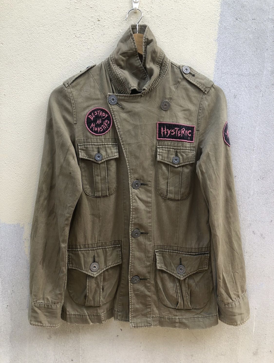 Hysteric Glamour Hyteric destroy all monsters army jacket | vtg | REVERSIBLE