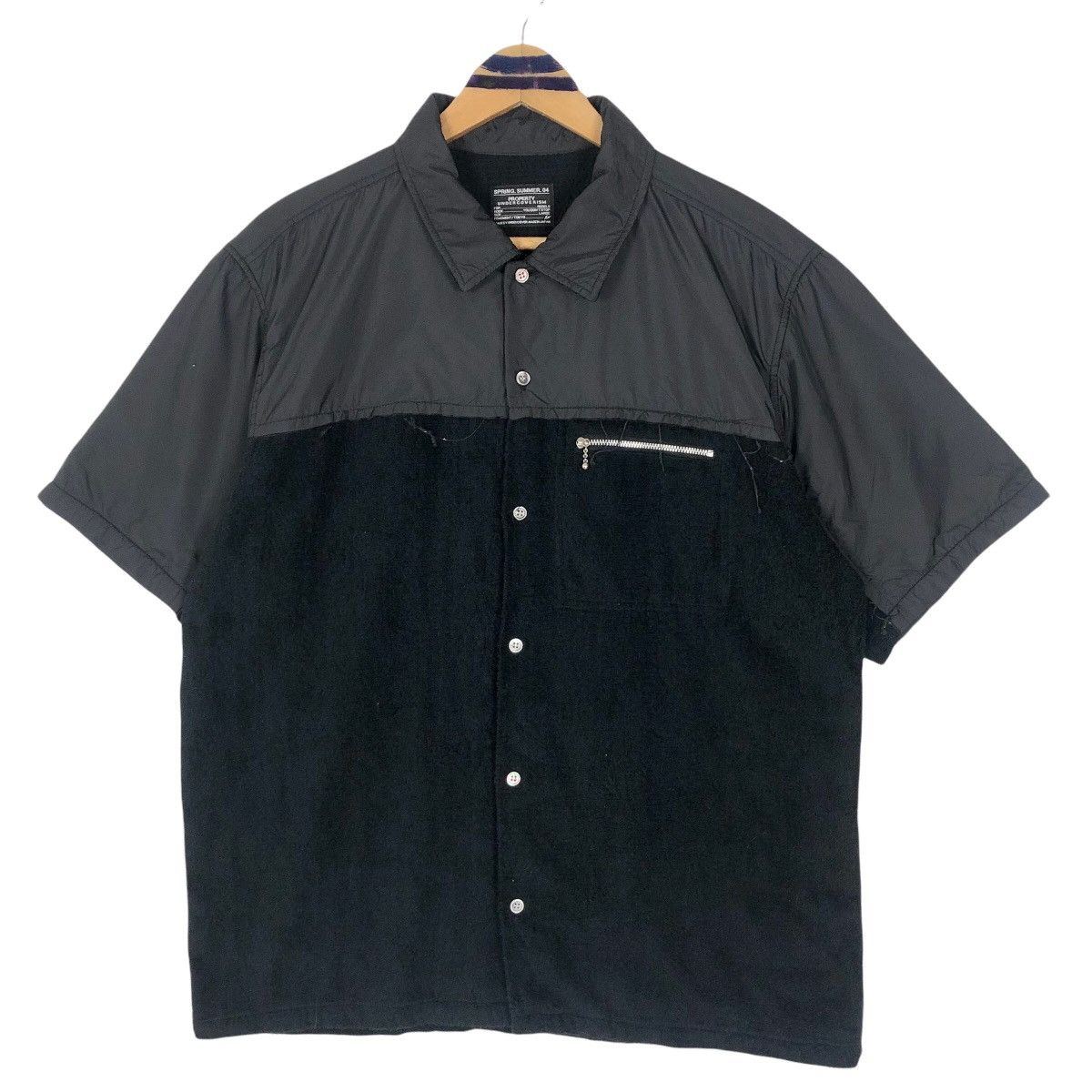 Undercover X Fragment Design SS04 Fleece Button Up Shirt - 2