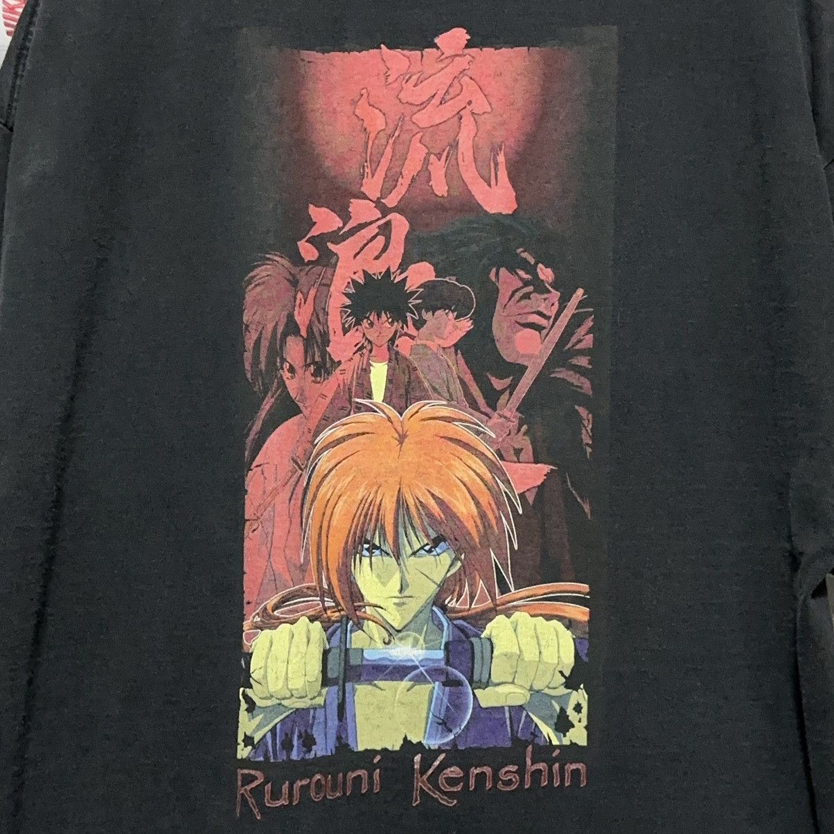 RARE Vintage Rurouni Kenshin Anime Promo T-Shirt XXL - 3