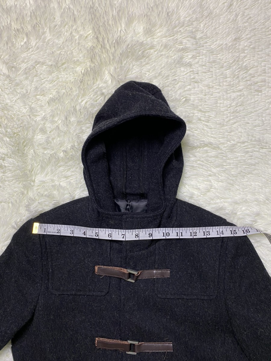Ined by Yohji Yamamoto Wool Long Hoodie Coat Jacket - 11