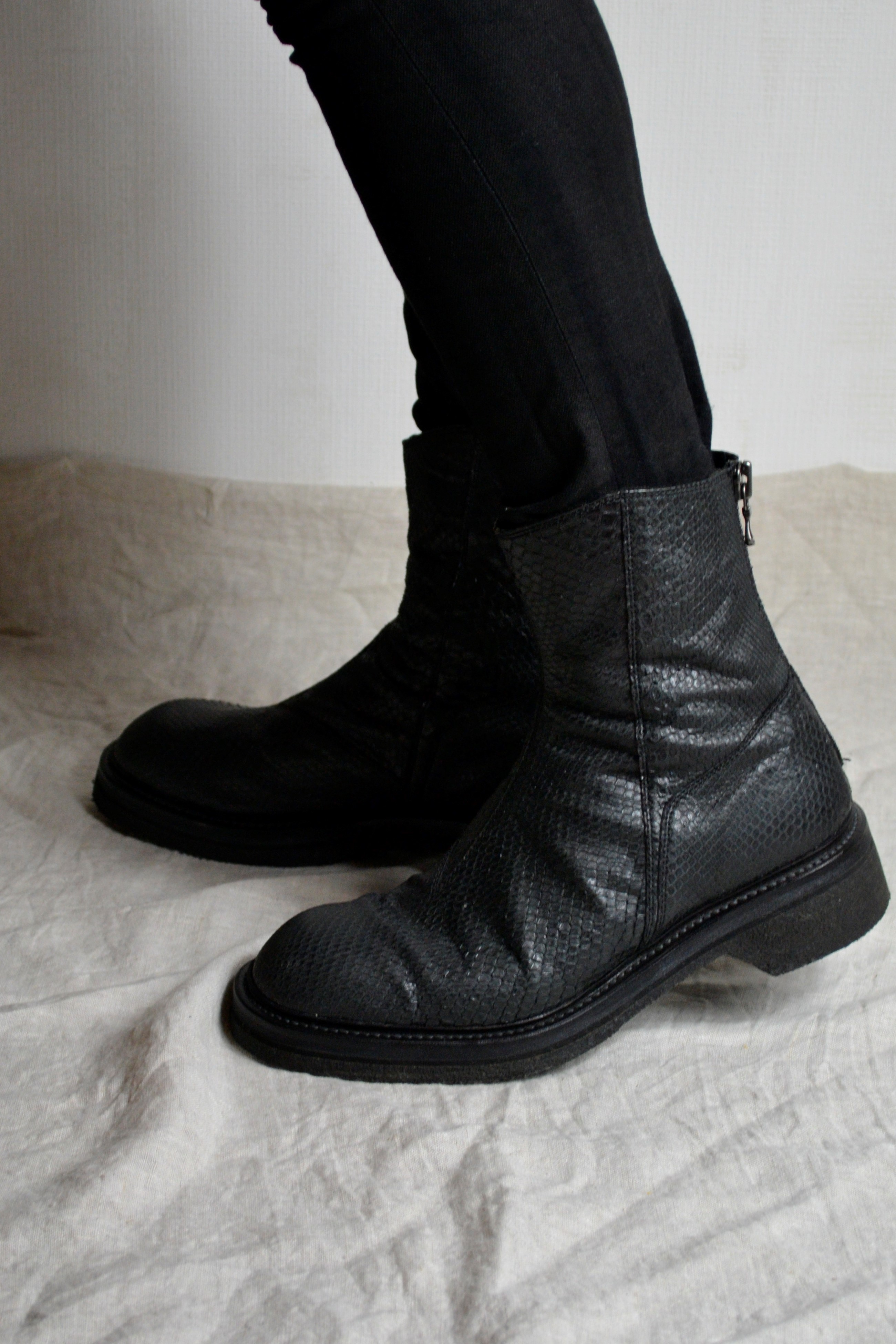 AW15 Sphere Backzip Python Boots - 517FWM7 - 4
