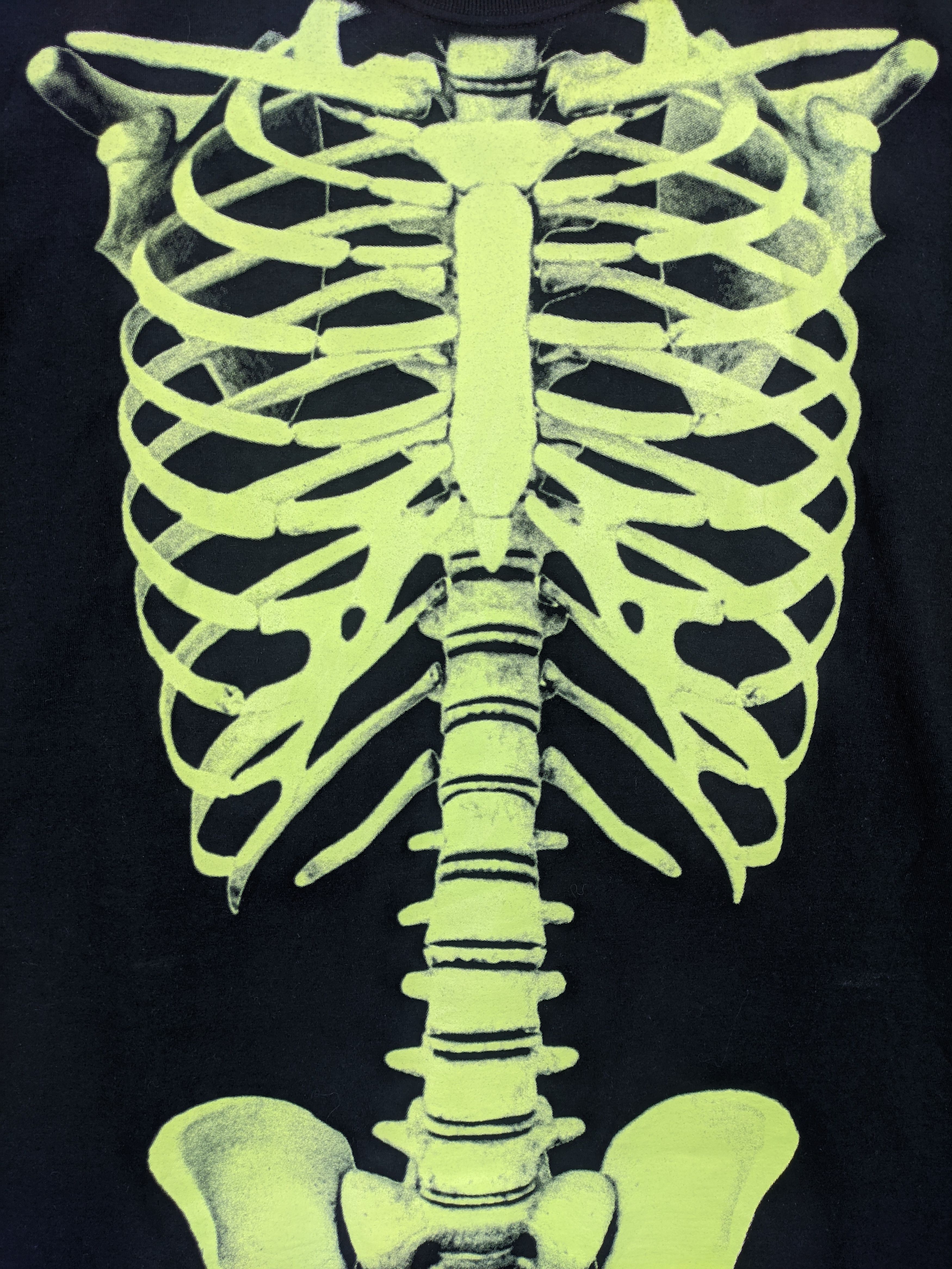 Tee Shirt - Steals🔥T Shirt Skeleton Ribs Kapital Style Glow in the Dark - 5