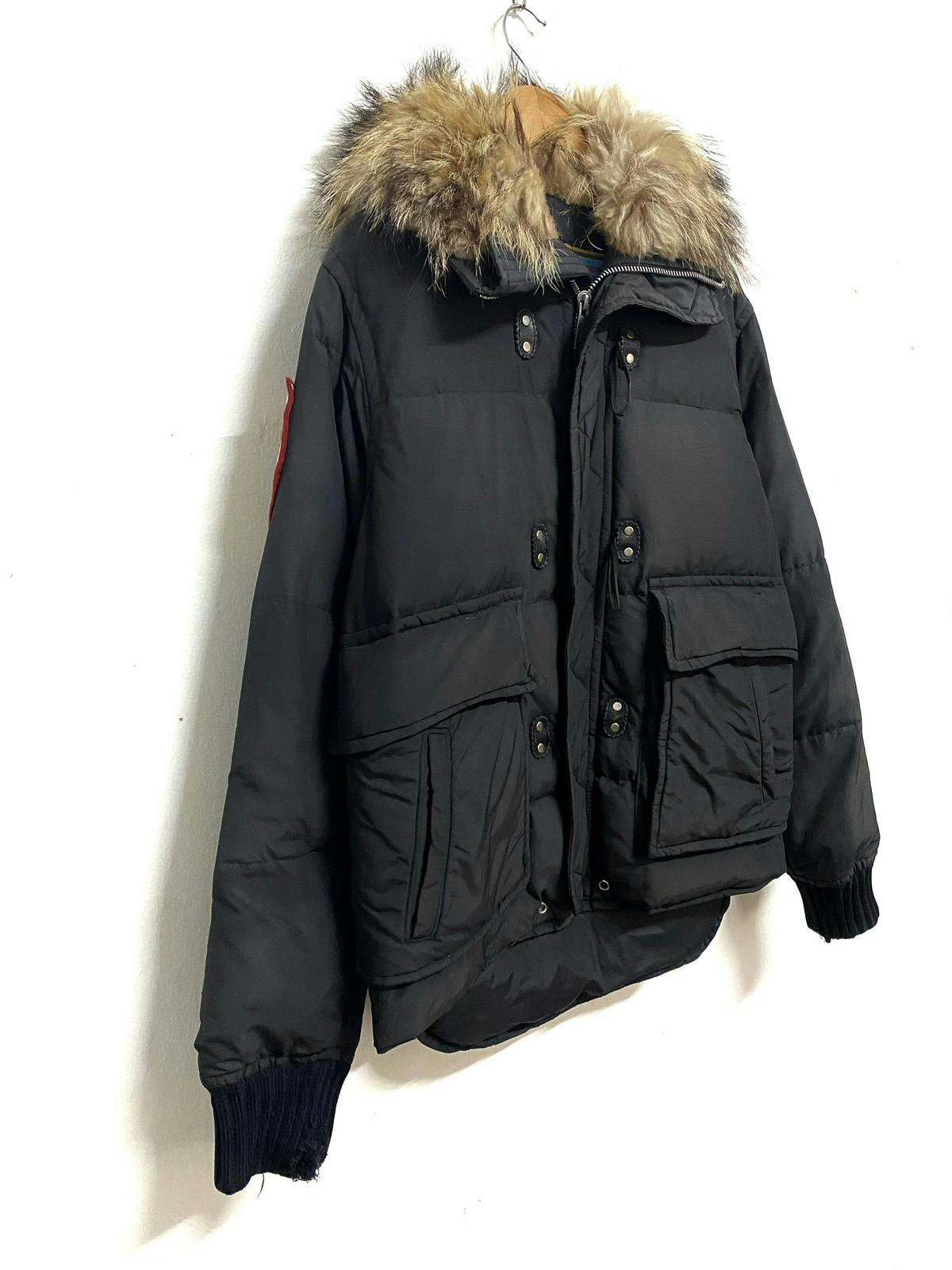 Dsquared Puffer Goose Down Racoon Fur Jacket - 3