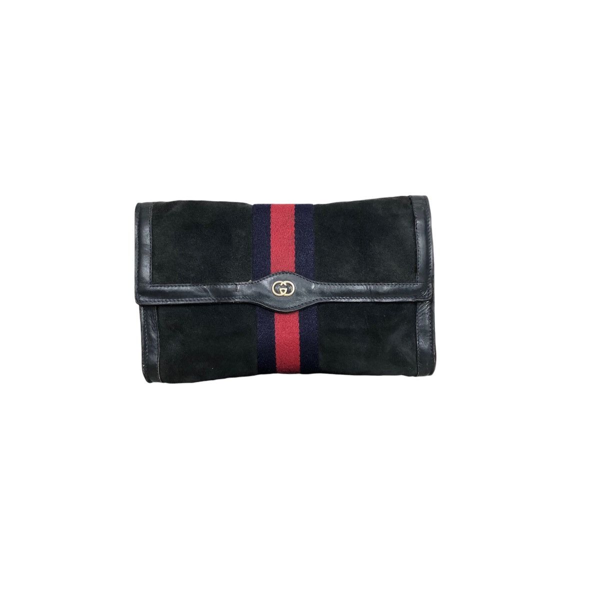 Vintage Gucci Parfums Clutch Bag Made In Italy - 2