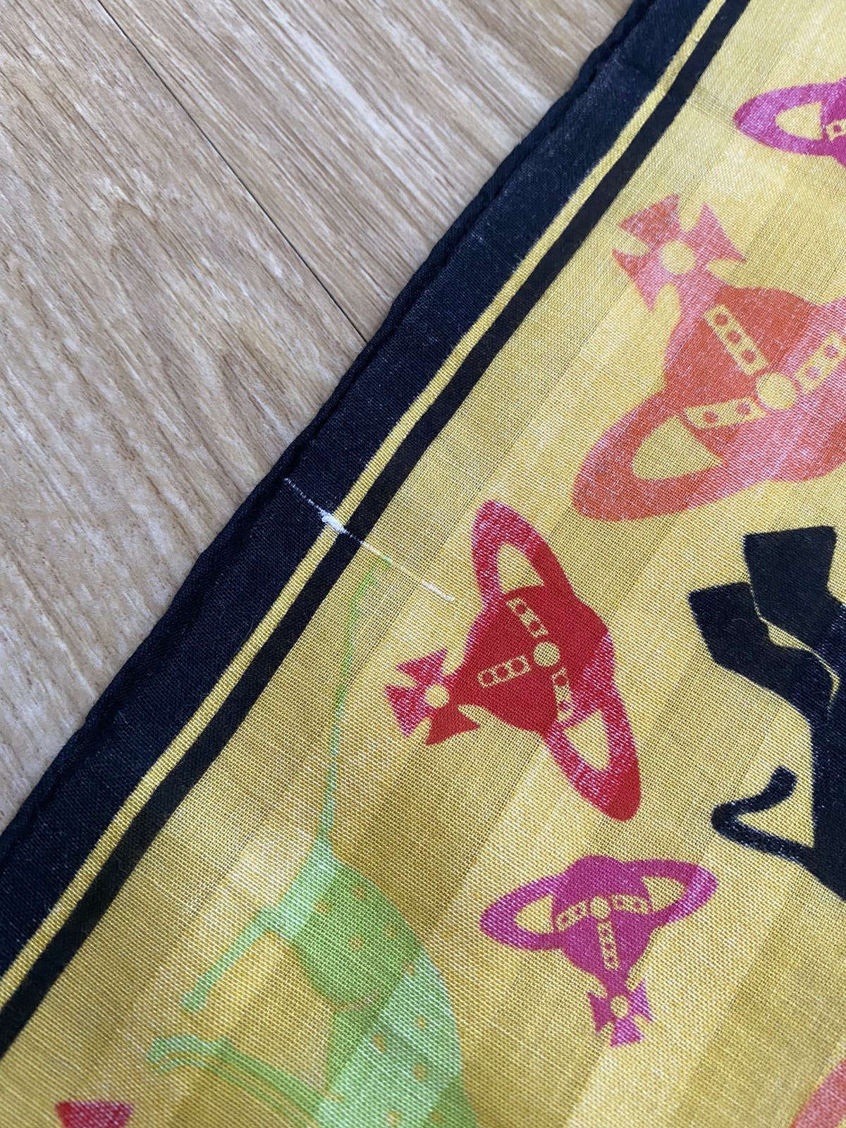 VINTAGE VIVIENNE WESTWOOD BANDANA , HANDKERCHIEF - 9