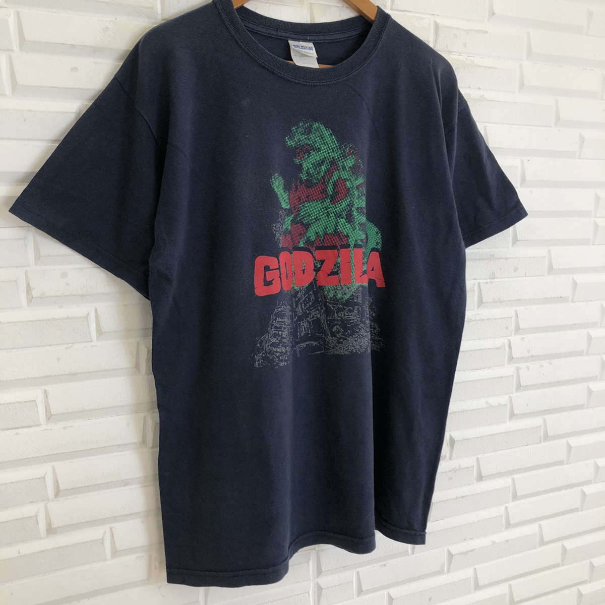 Vintage - VINTAGE GODZILLA MOVIE BIG LOGO T-SHIRT - 4