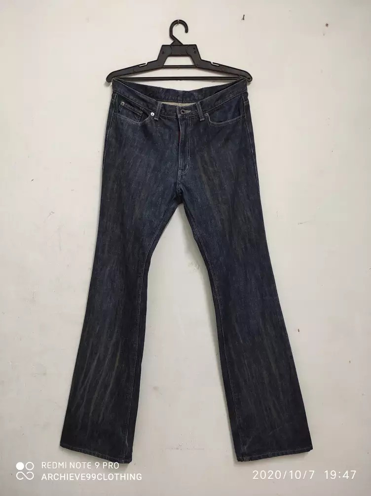 Japanese Brand - 29125 HOMME ROUGH RIDERS painter flare jeans - 1