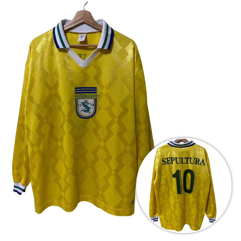 Other Designers Vintage 80s SEPULTURA Blue Grape Long Sleeve