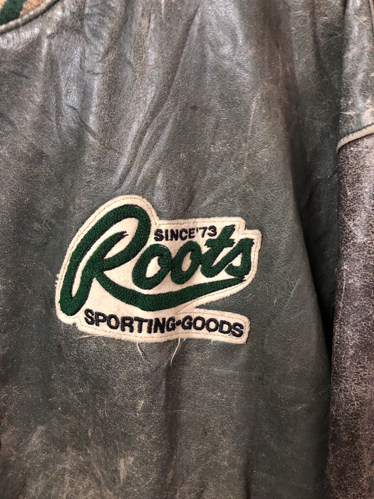 Sports Specialties - Vintage 70s Root’s Sporting Ford Varsity Jacket Distressed - 7