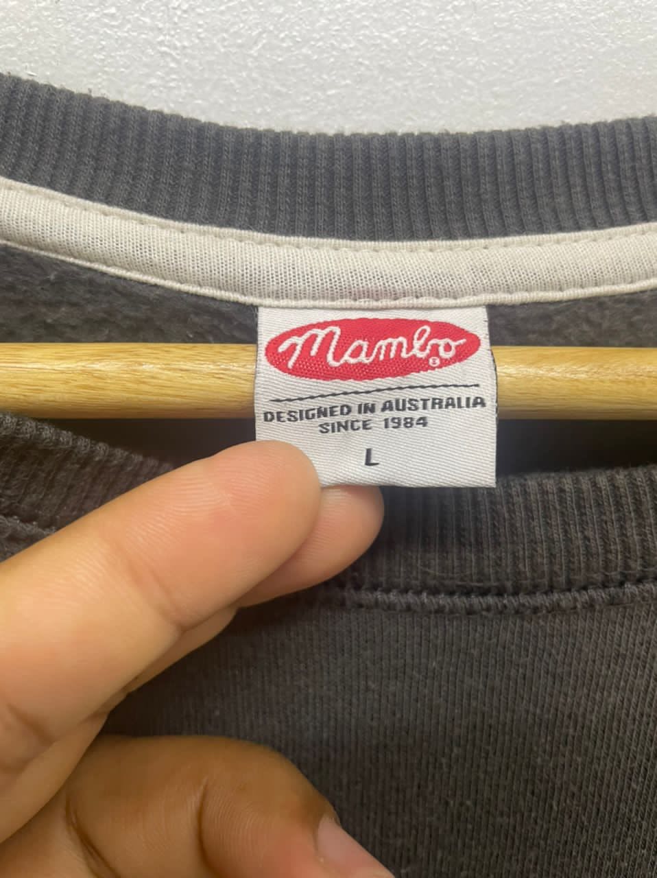 Vintage Mambo Spell Out Logo Crewneck Sweatshirt - 6