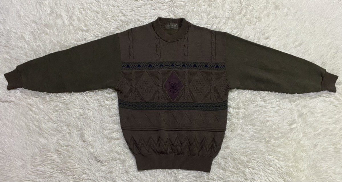 Coloured Cable Knit Sweater - New Comer's Wool Blend Cable Knit Sweater Pullover - 1