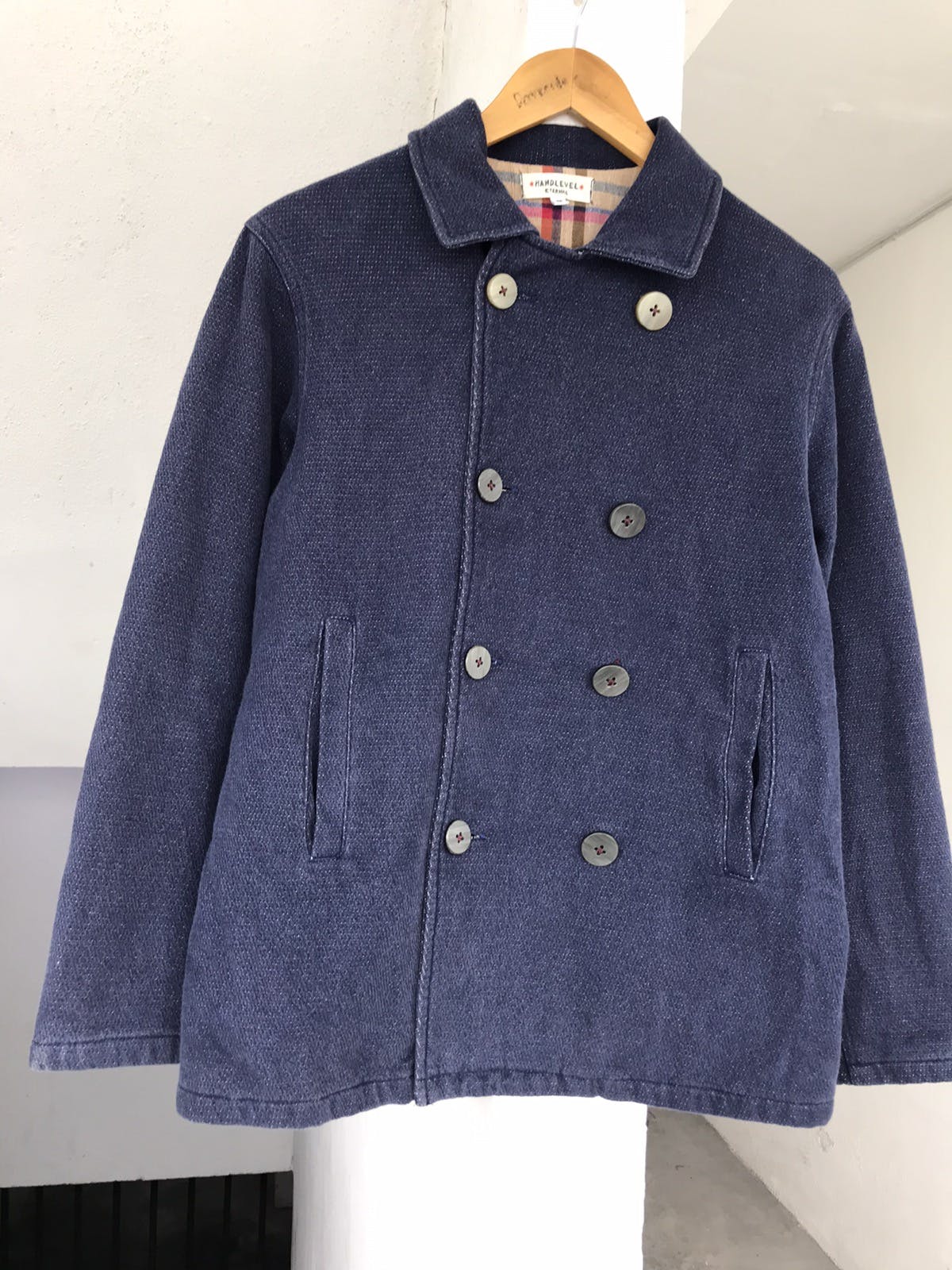 VINTAGE ETERNAL HANDLEVEL INDIGO DOUBLE BUTON JACKET - 6