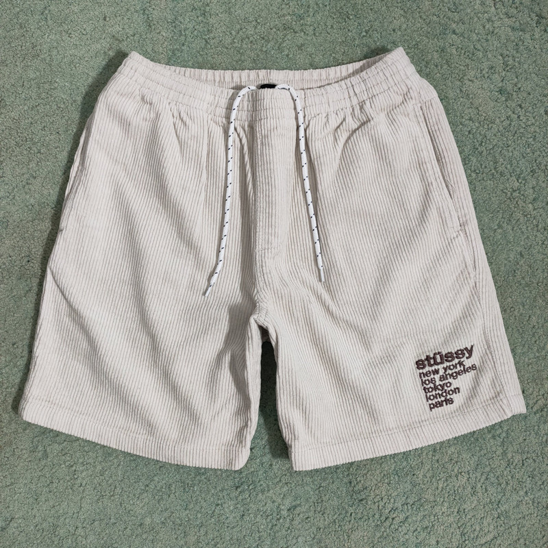 Stussy summer WORLD TOUR CORD SHORT - 1