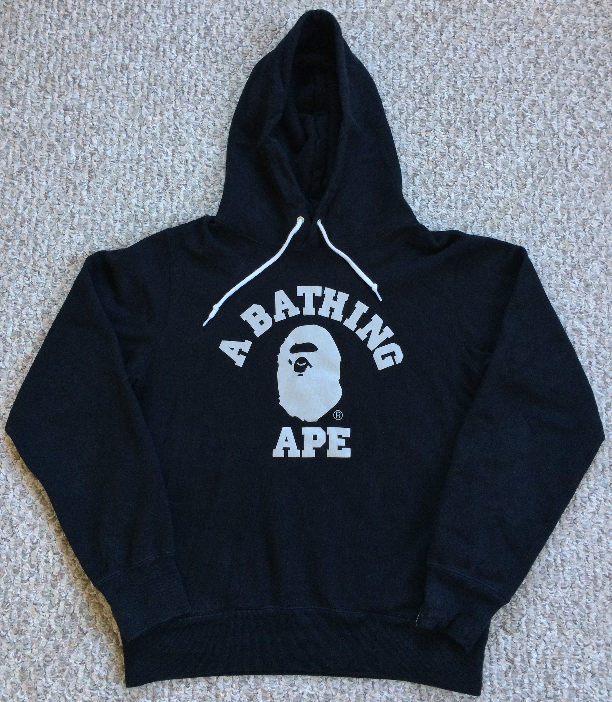 OG Bape Glow in the Dark Logo Pullover Hoodie - 1