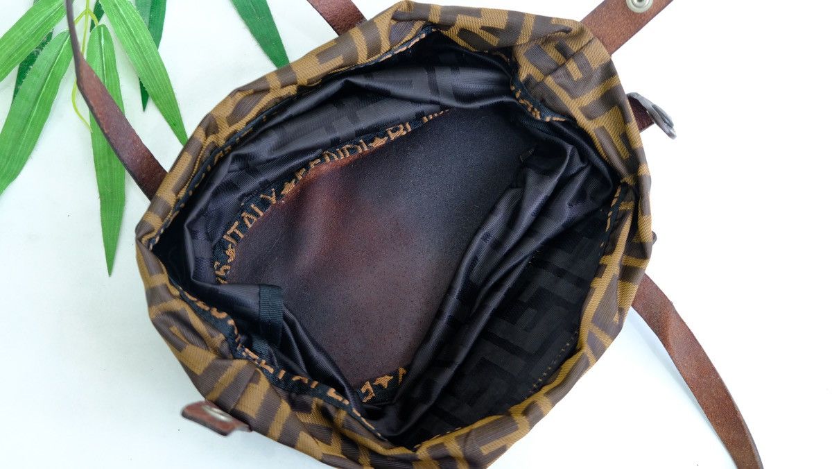 Authentic vintage FENDI zucca tote bag - 8