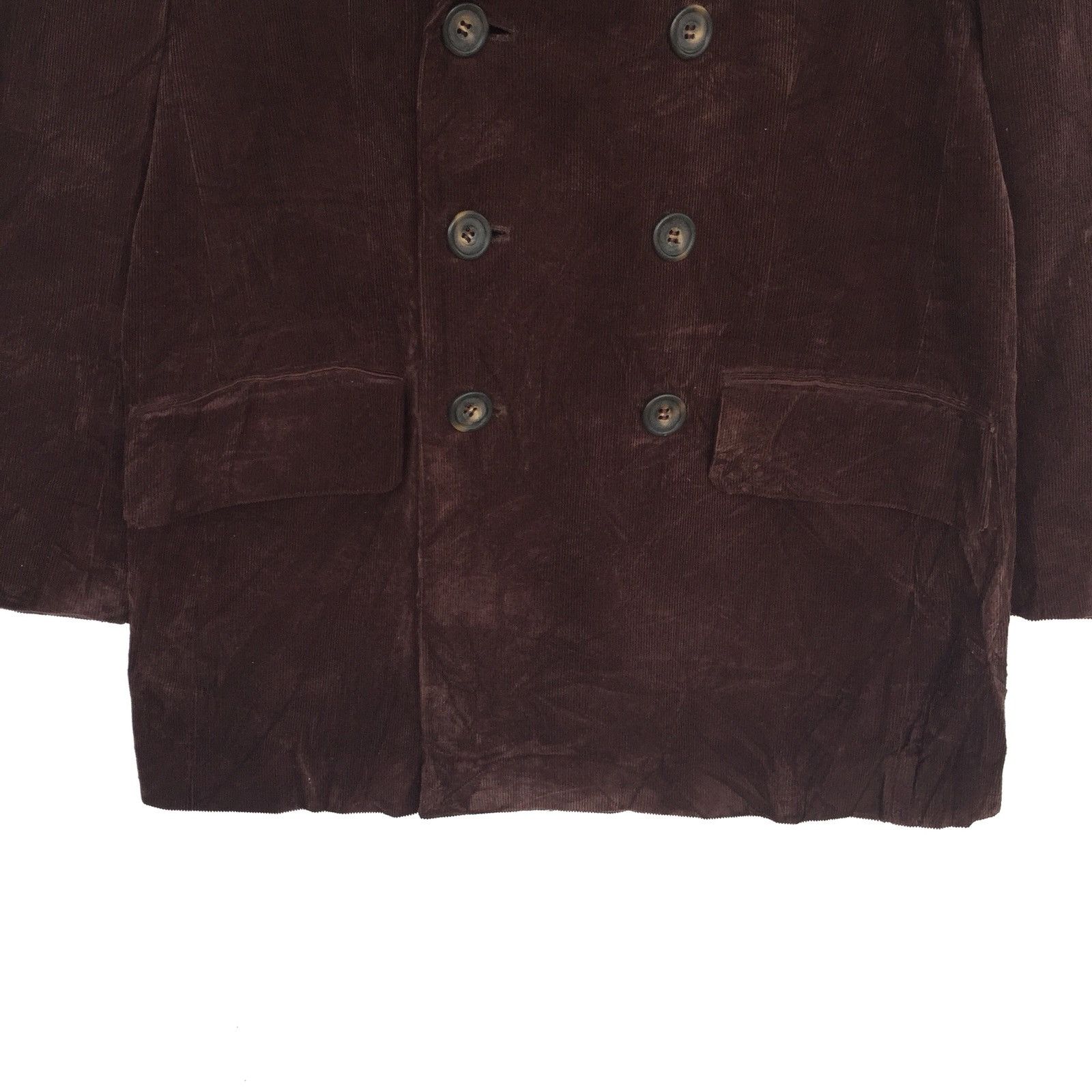 OG Dries van Noten Double Breast Velvet Overcoat Jacket - 4