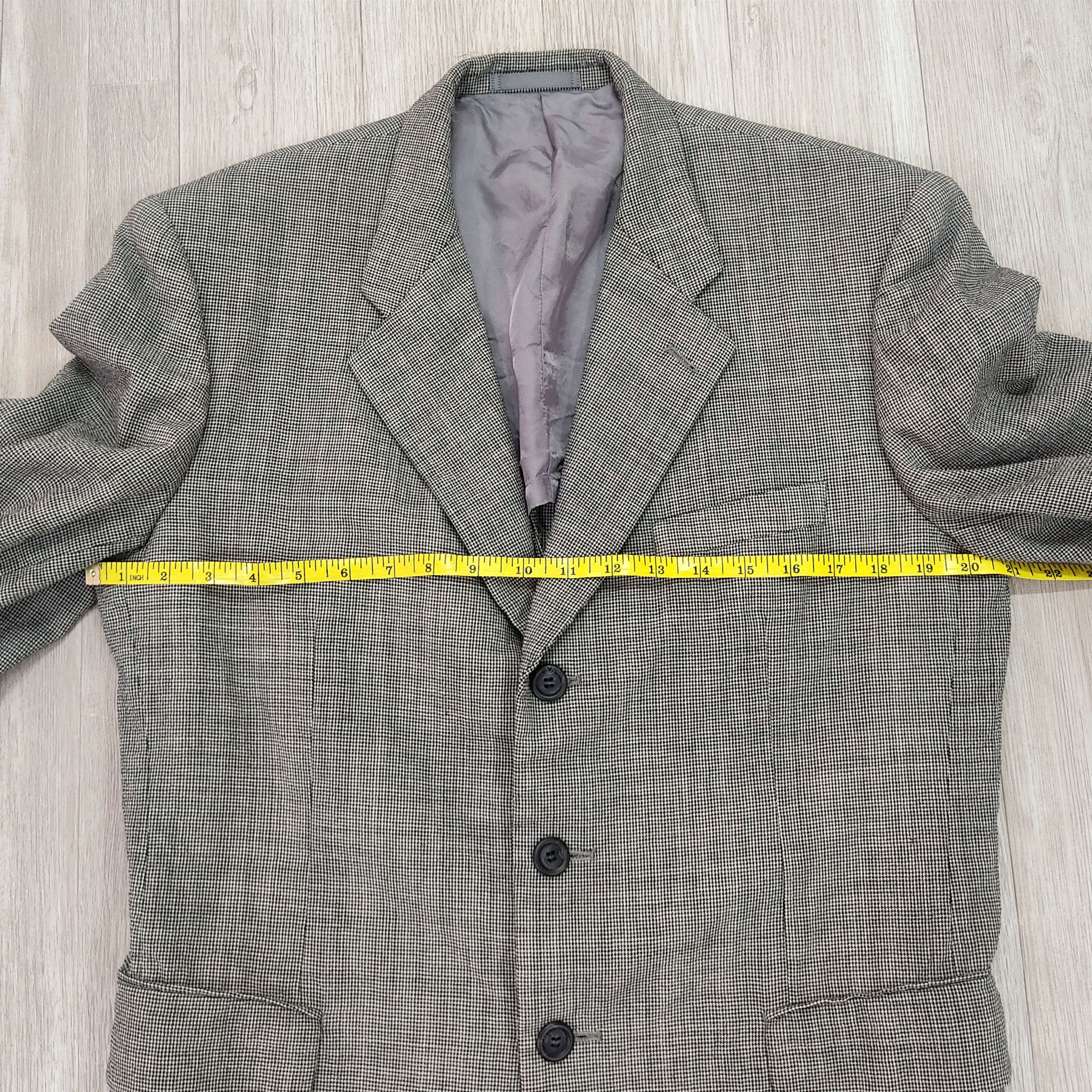 Vintage - IM MIYAKE Studio Design Checkered Wool Blazer Coat - 16
