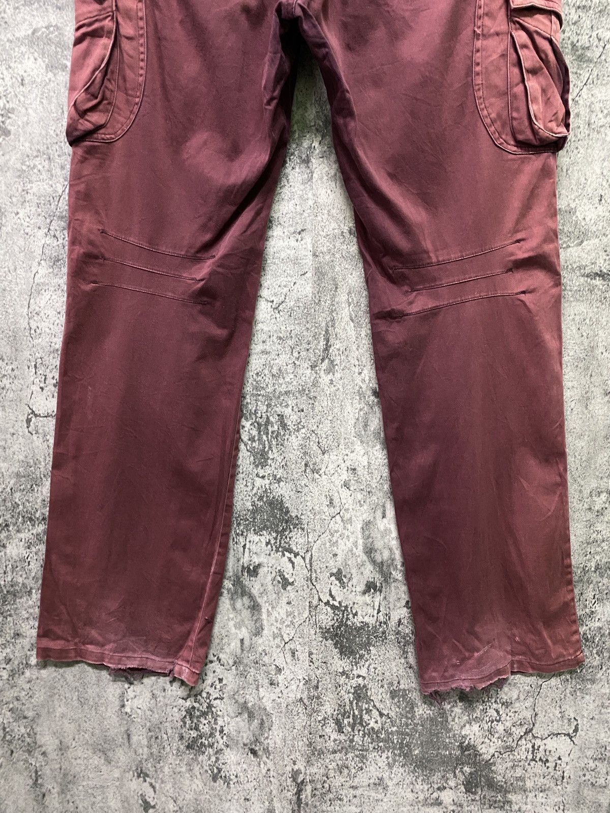 Designer - Japan Brand HVC Multipocket Cargo Super Faded Pants - 17