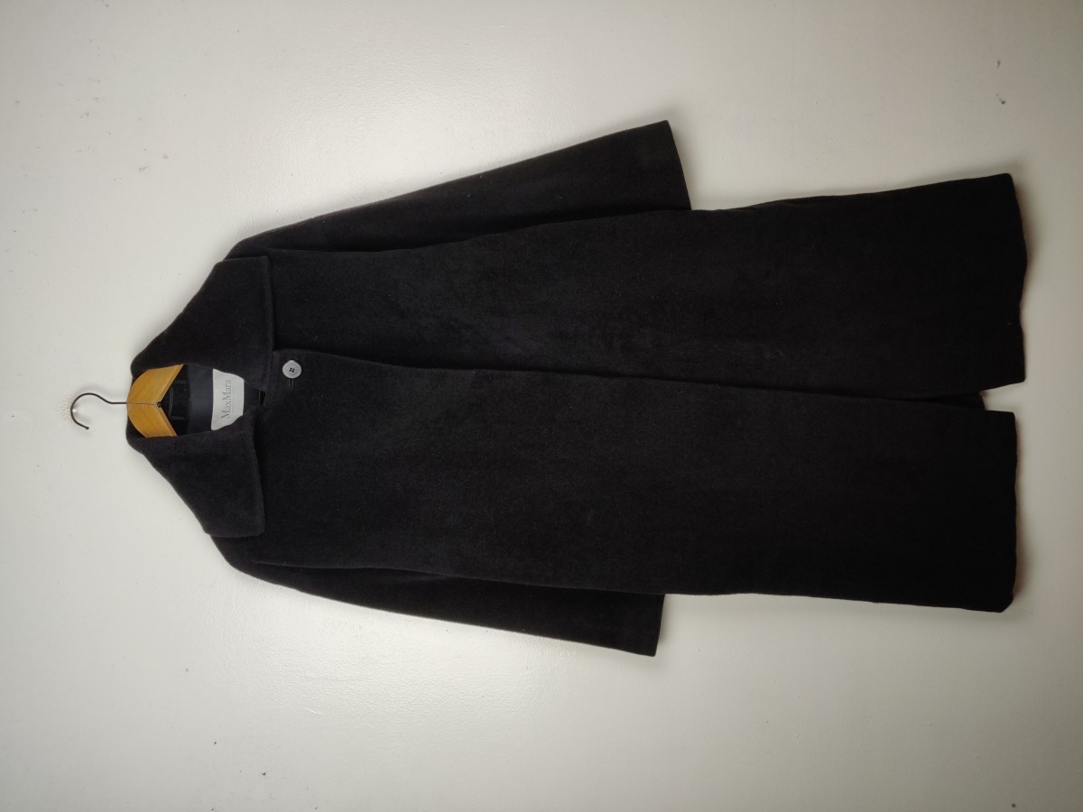 Max Mara - Single Button Italy Long Coat Wool Jacket - 2
