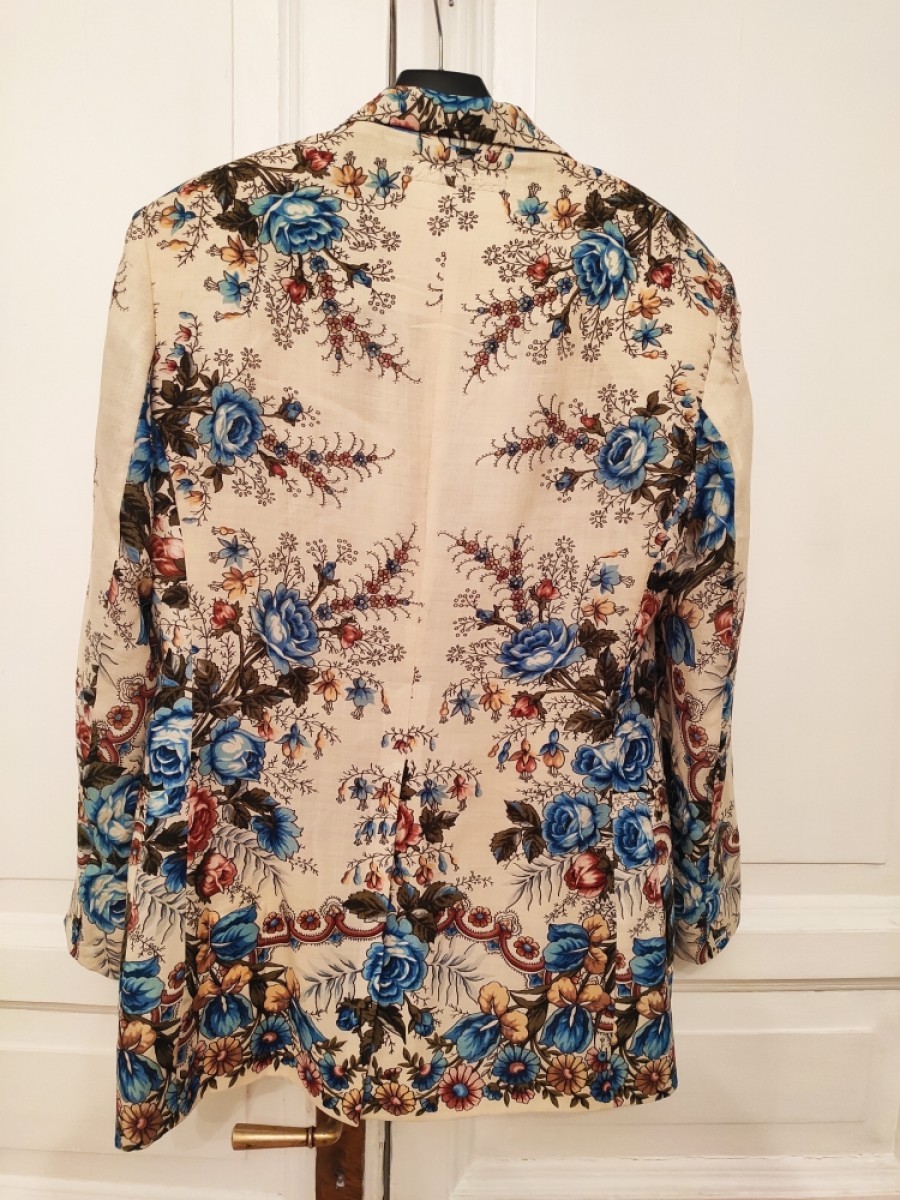 Denis Simachev - Flower printed blazer.Like Dior or Saint Laurent - 5