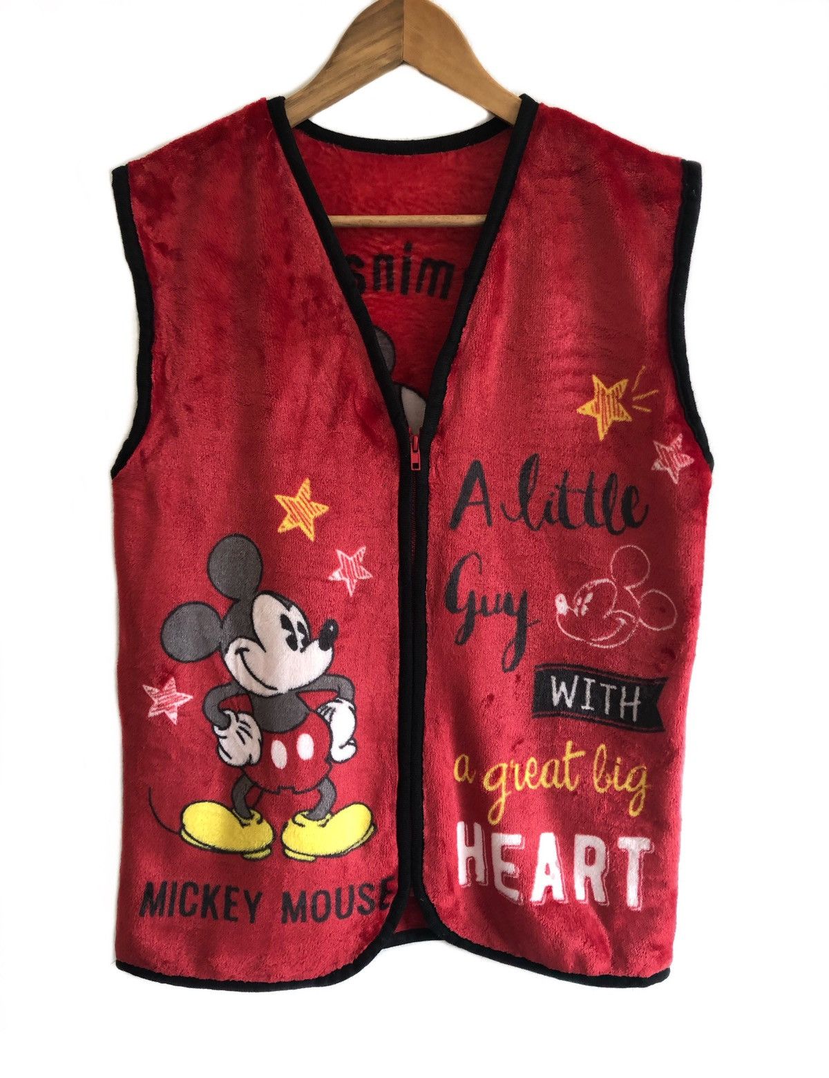 Vintage 80s Mickey Mouse cardigan vests - 2