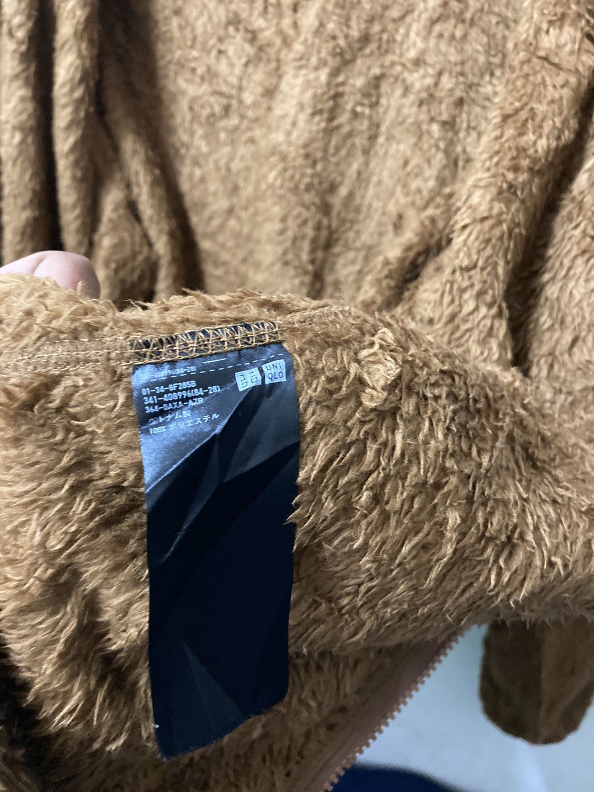 Uniqlo Fluffy Yarn Fleece Full Zipper Long Sleeve Jacket - 12