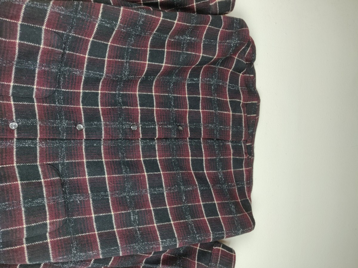 Japanese Brand - D/W Japan Checked Flannel Button Up Shirt Oxford - 6