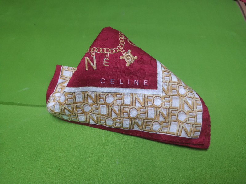 🔥ACCEPT BINDING OFFER🔥CELINE HANDKERCHIEF NICE DESIGN - 1
