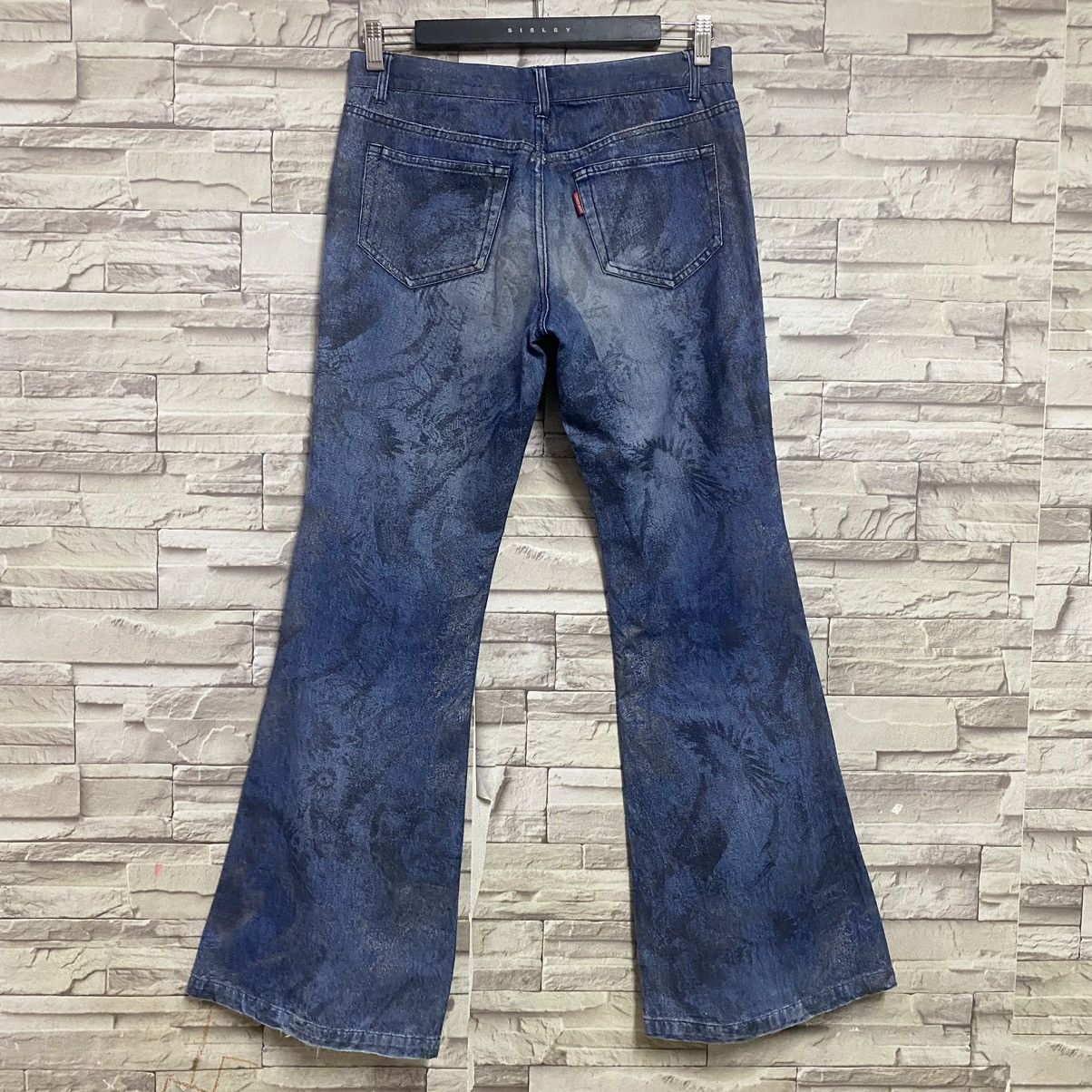 Japanese Brand - Tornado Mart Denim Flare Jeans Painted - 11