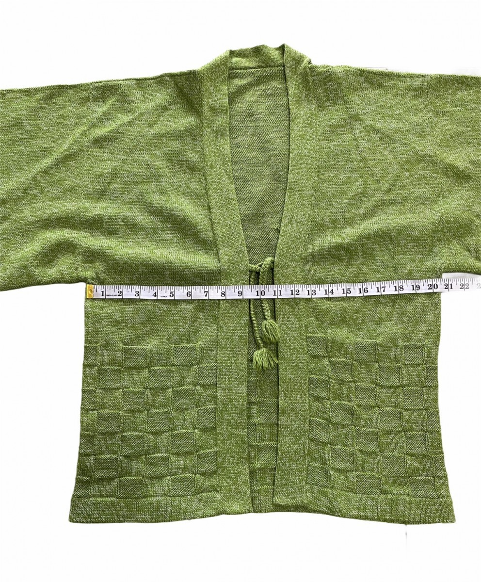 Street Fashion - Knitted Cardigan Sweater Mat Braided Style - 9