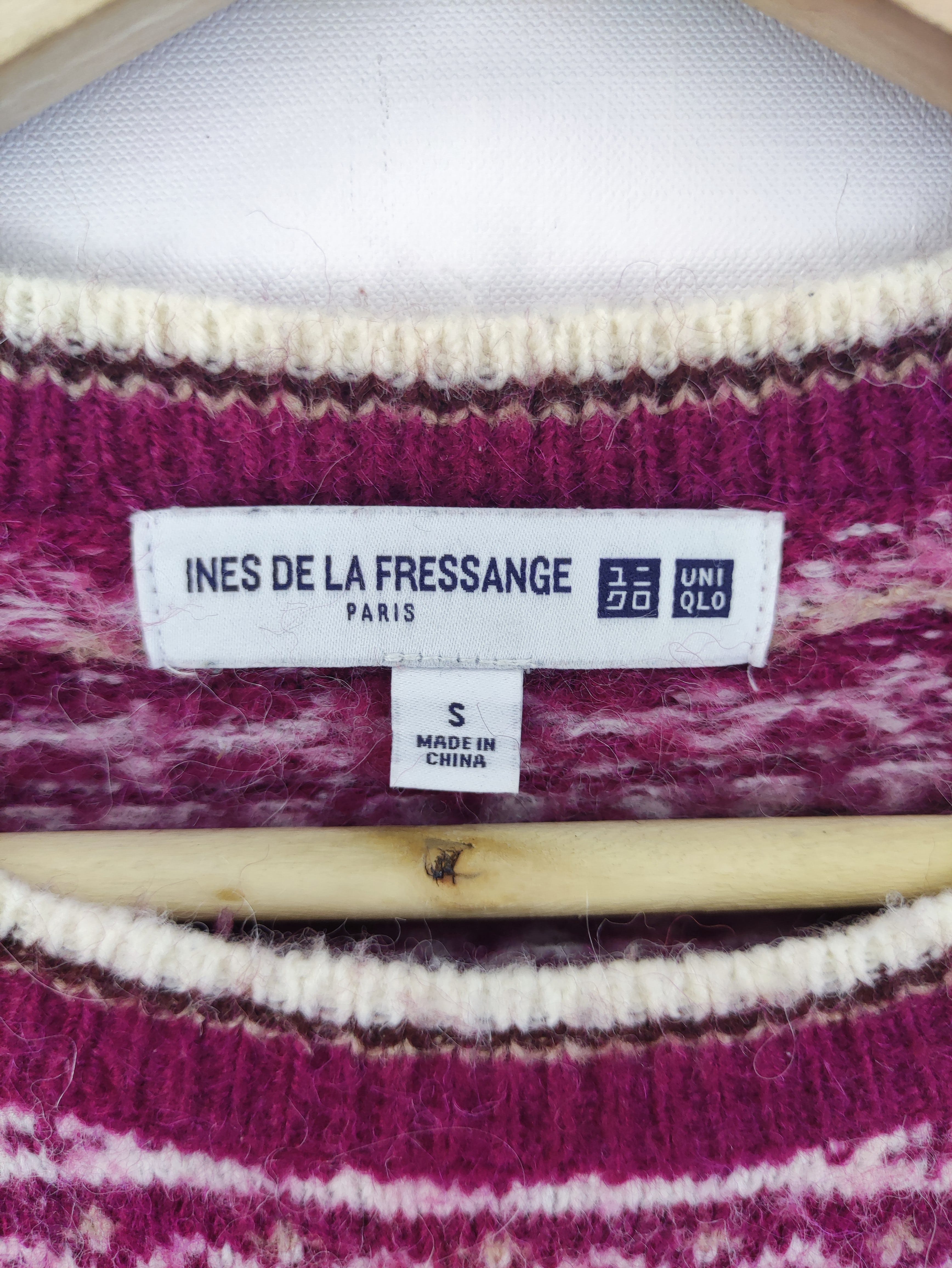 Vintage Ines De LA Fressange Uniqlo Wool Sweater - 2