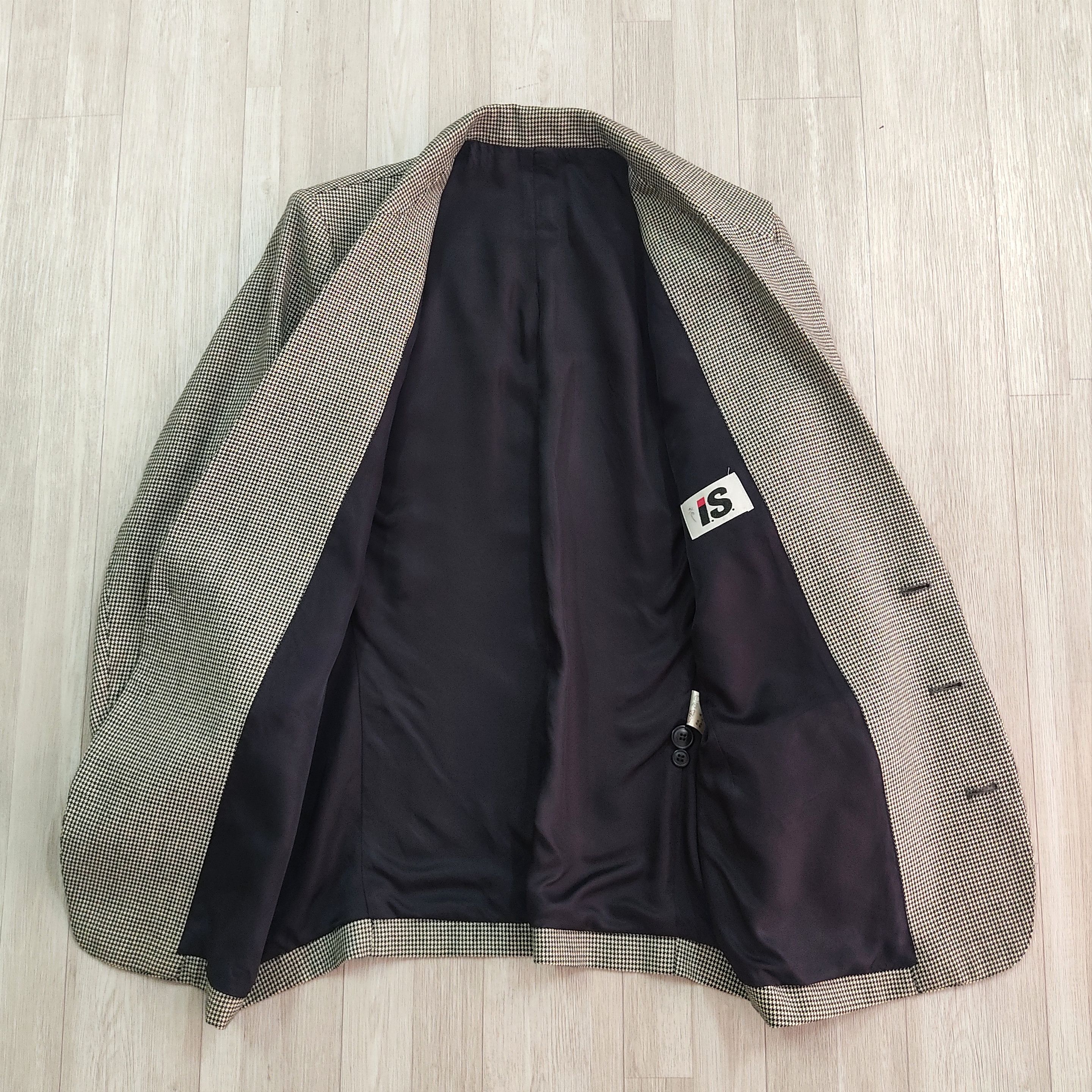 Very Rare - Vtg 80s ISSEY MIYAKE Plaid Tartan Blazer Coat Jacket - 9