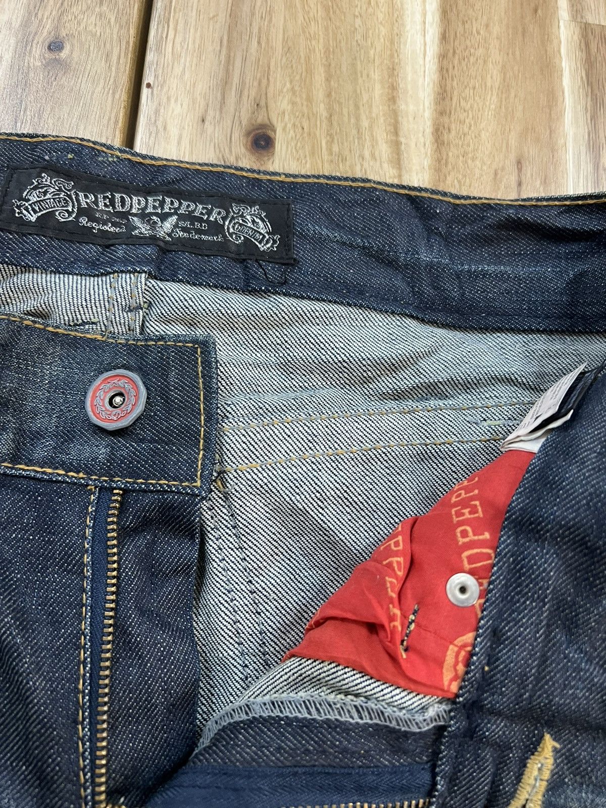 Vintage - Red Peppers & Denim Jeans - 9