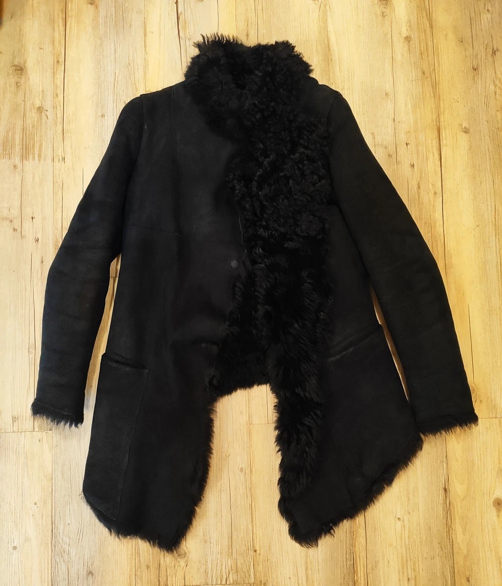 Giorgio Brato - Asymmetrical shearling coat/Like Isaac Sellam or Sacai - 2