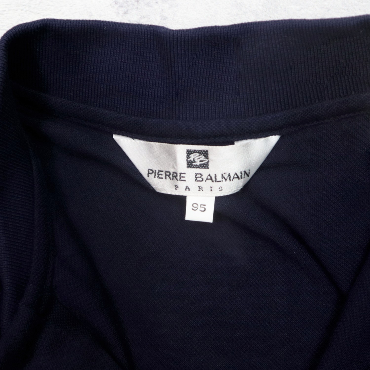 Vintage 90s PIERRE BALMAIN Mini Logo Embroidered Long Sleeve Polo Shirt - 4