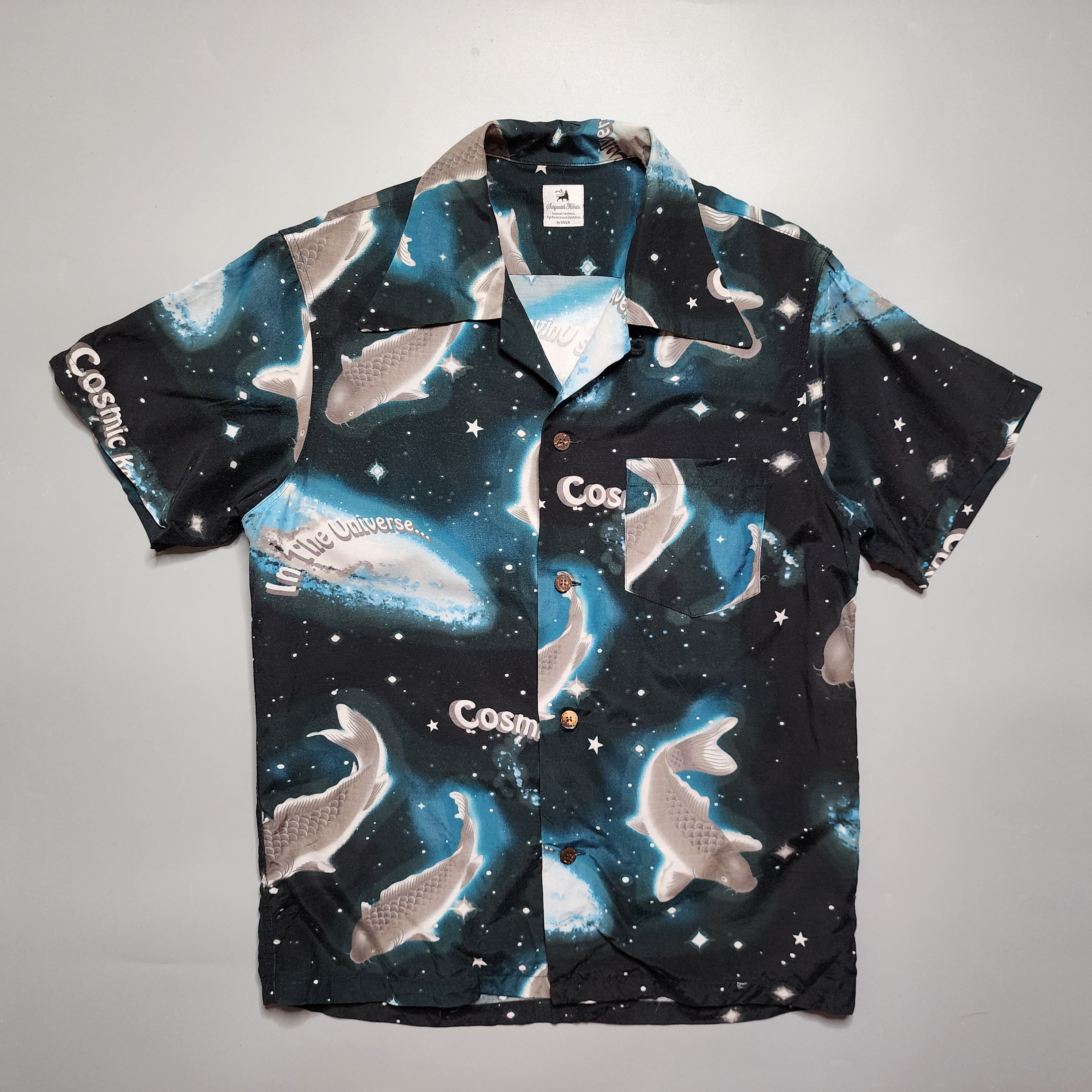 Sasquatchfabrix - SS11 Cosmic Koi Camp Collar Shirt - 1