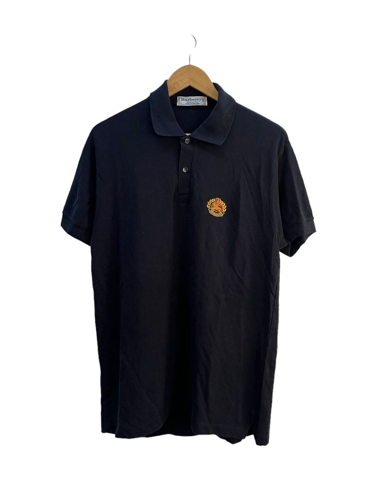 Vintage Burberry Crest Logo Polo - 1