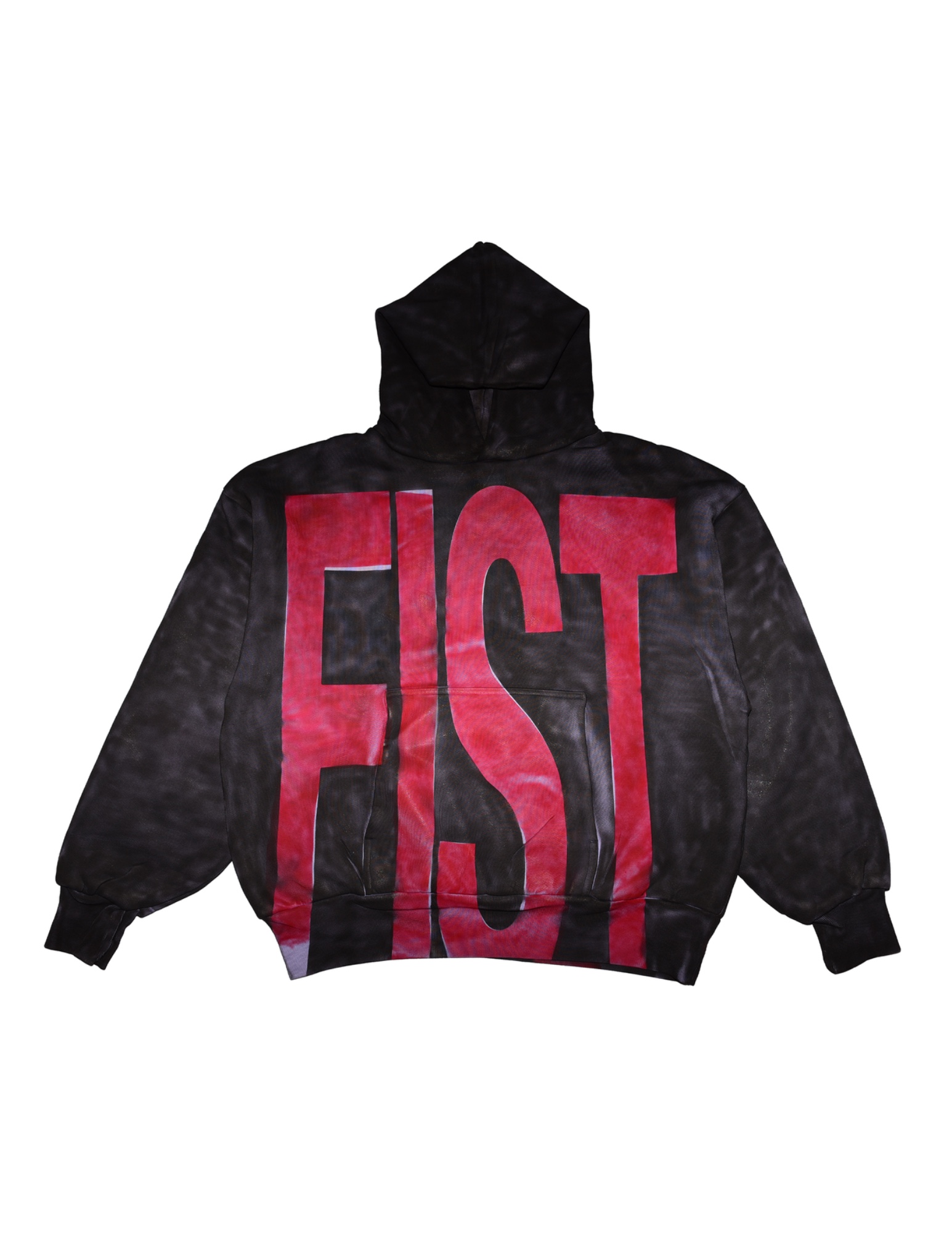 Nine Inch Nails FIST FUCK 1/1 Double Layered Hoodie by Digital Trenches - 2