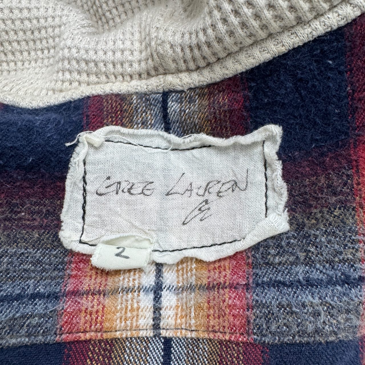 GREG LAUREN Panelled hooded sweatshirt - 3