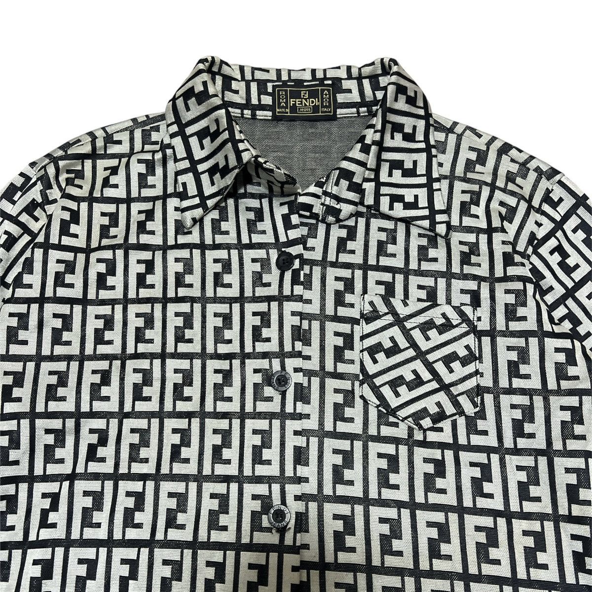 Fendi Zucca Monogram silk shirt - 2